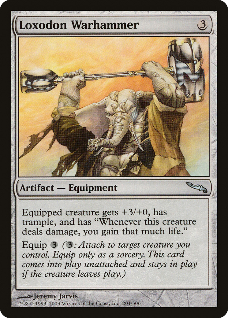 Loxodon Warhammer (201) Foil - Mirrodin
