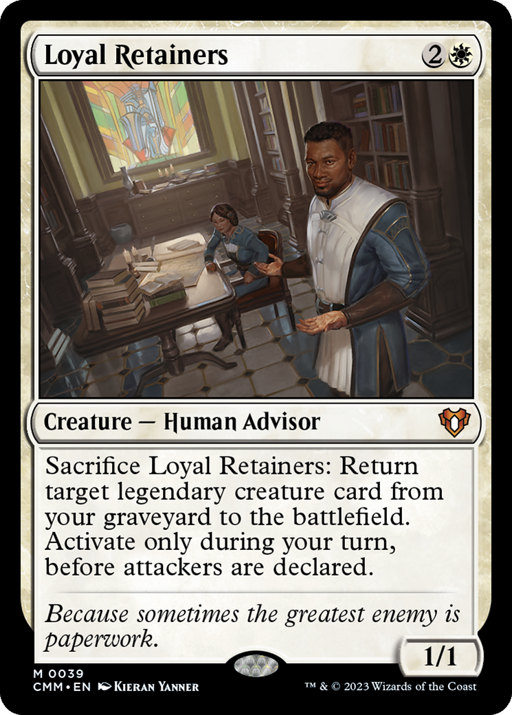 Loyal Retainers (039) Foil - Commander Masters