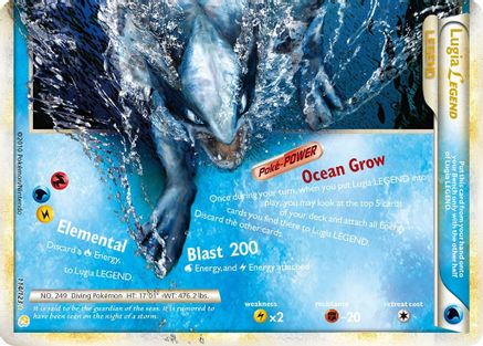 Lugia Legend (Bottom) (114) Holofoil - HeartGold & SoulSilver