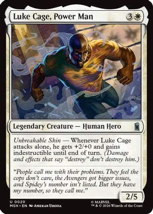 Luke Cage, Power Man (020) Foil - Marvel Super Heroes