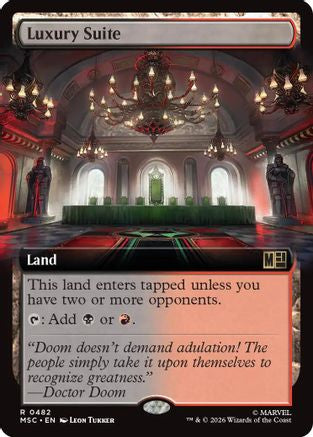 Luxury Suite (Extended Art) (482) - Commander: Marvel Super Heroes