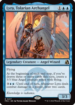 Lyra, Tolarian Archangel (217) Foil - Reality Fracture