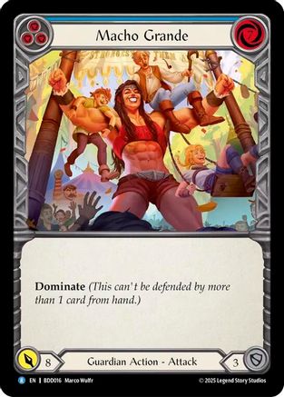 Macho Grande (Blue) (BDD016) - Bravo Demo Deck