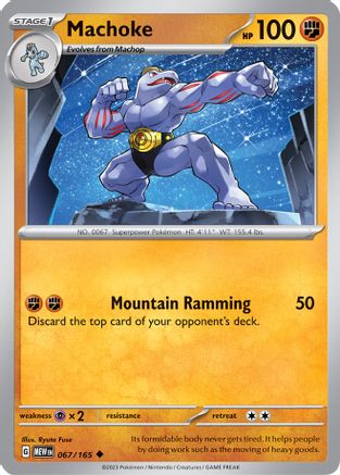 Machoke (67) Reverse Holofoil - 151