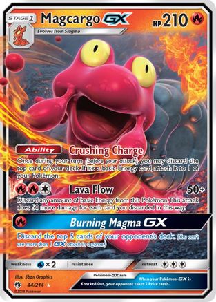 Magcargo GX (44) Holofoil - Lost Thunder