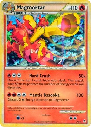 Magmortar (Cracked Ice Holo) (2) Holofoil - Miscellaneous Cards & Products