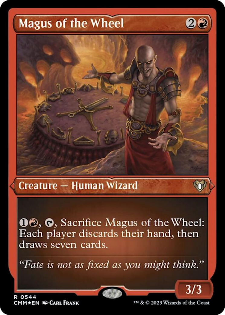 Magus of the Wheel (544) Etched Foil - Commander Masters