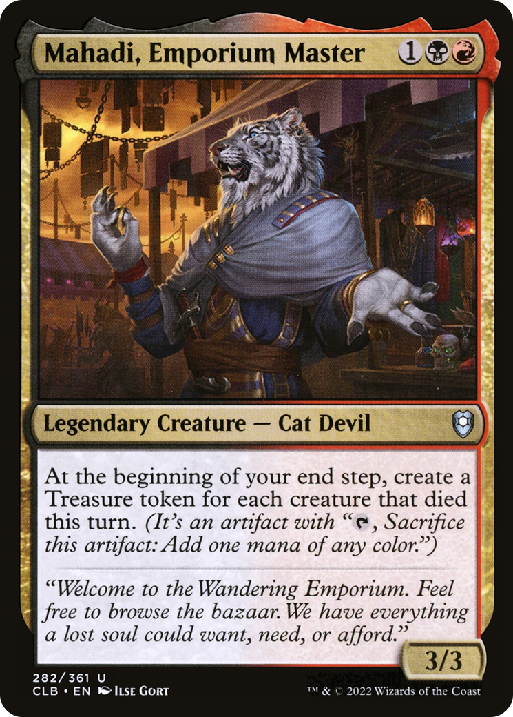 Mahadi, Emporium Master (282) - Commander Legends: Battle for Baldur's Gate Foil