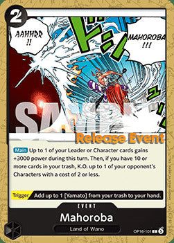 Mahoroba (OP16-101) Release Event Cards