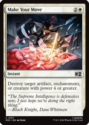 Make Your Move (137) Surge Foil - Commander: Marvel Super Heroes