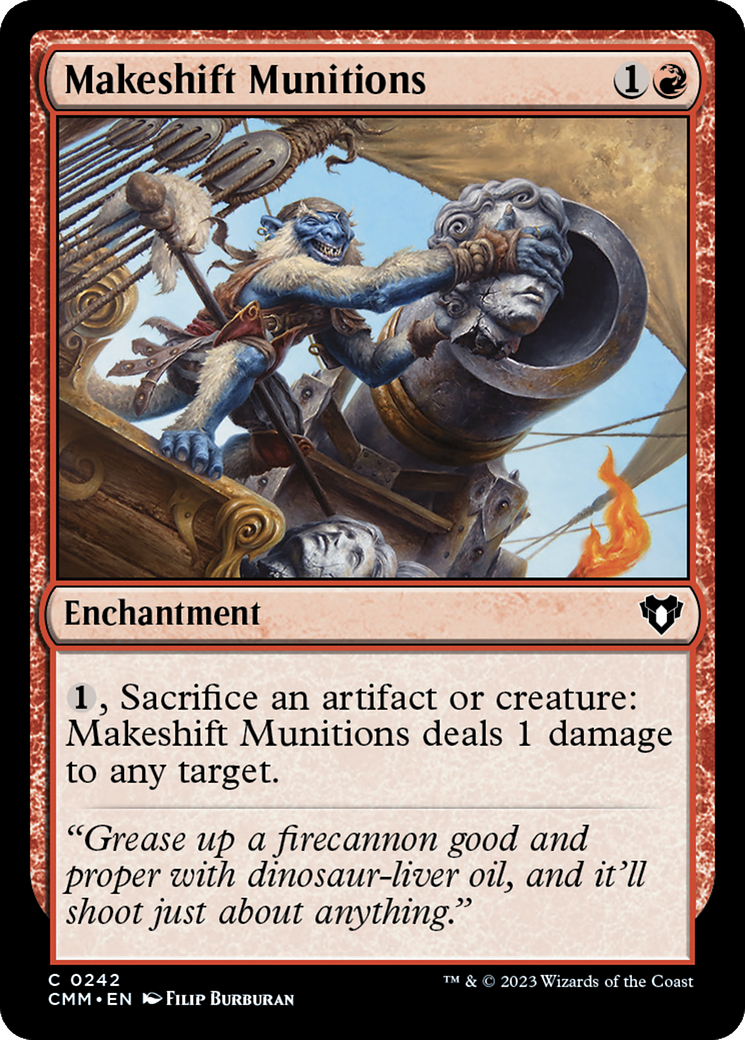 Makeshift Munitions (242) Foil - Commander Masters
