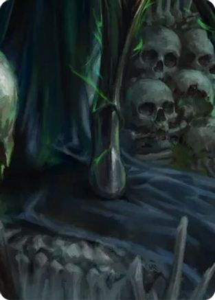 Malice, Domina of the Dead // Levia, Shadowborn Abomination Double Sided Art Card (Bottom Center) - GEM Pack