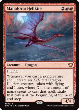 Manaform Hellkite (248) - Commander: Secrets of Strixhaven
