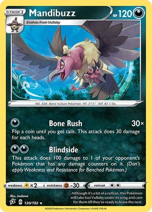 Mandibuzz (120) Reverse Holofoil - Rebel Clash