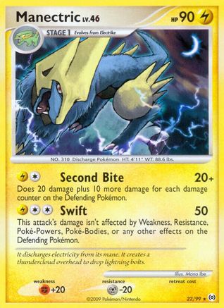 Manectric (22) Reverse Holofoil - Arceus