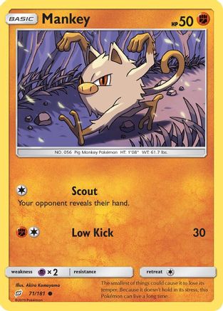 Mankey (71) - Team Up