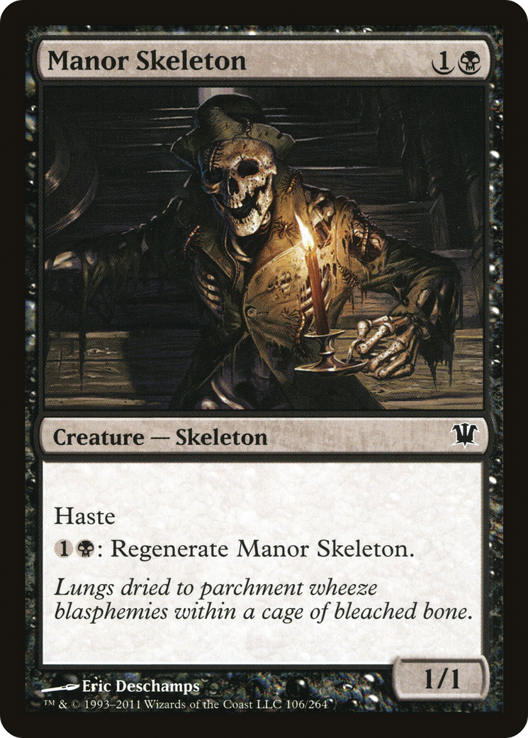 Manor Skeleton (106) Foil - Innistrad