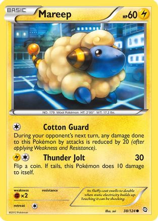 Mareep (38) Reverse Holofoil - Dragons Exalted