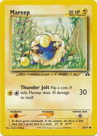 Mareep (58) (Unlimited) - Neo Discovery