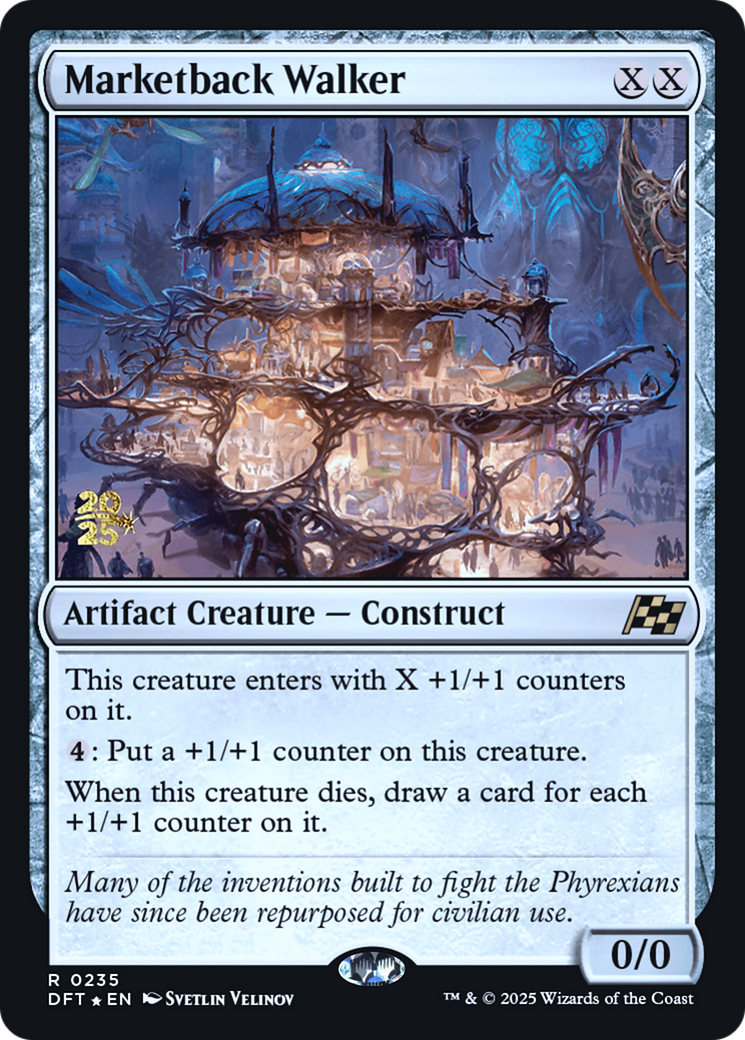 Marketback Walker (Prerelease) (235) Foil - Aetherdrift
