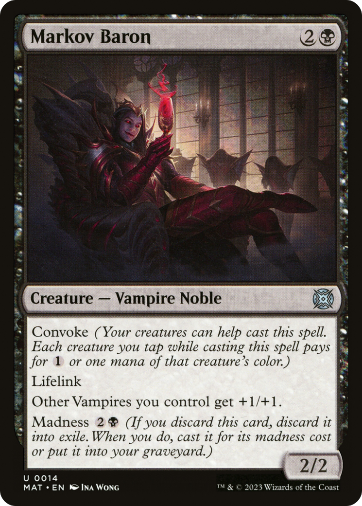 Markov Baron (014) - March of the Machine: The Aftermath Foil
