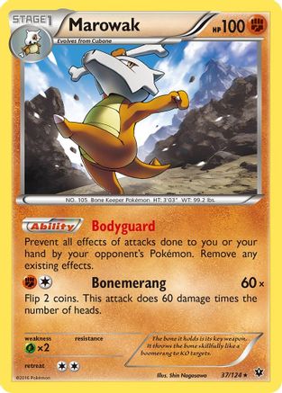 Marowak (37) Reverse Holofoil - Fates Collide