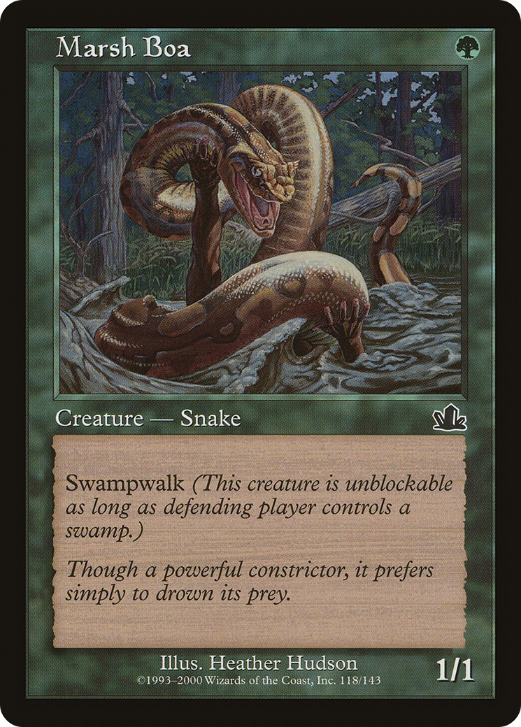 Marsh Boa (118) Foil - Prophecy
