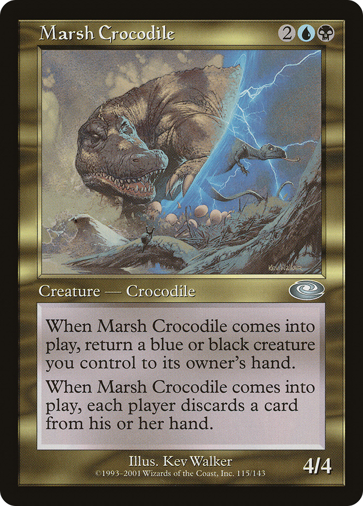 Marsh Crocodile (115) - Planeshift