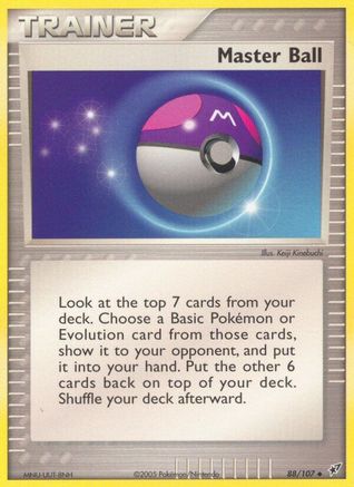 Master Ball (88) Reverse Holofoil - Deoxys