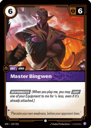 Master Bingwen (127) Foil - Spiritforged