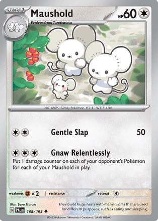 Maushold (168) Reverse Holofoil - Paldea Evolved