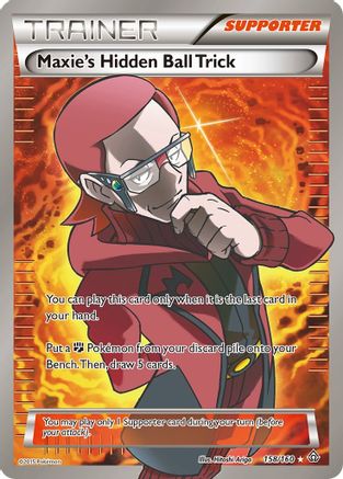 Maxie's Hidden Ball Trick (Full Art) (158) Holofoil - Primal Clash