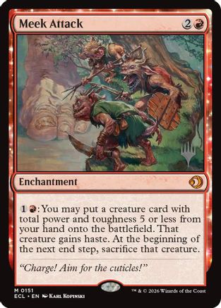 Meek Attack (Promo Pack) (151) - Lorwyn Eclipsed