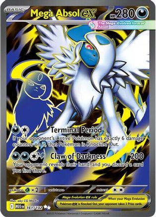 Mega Absol ex (Full Art) (161) Holofoil - Mega Evolution