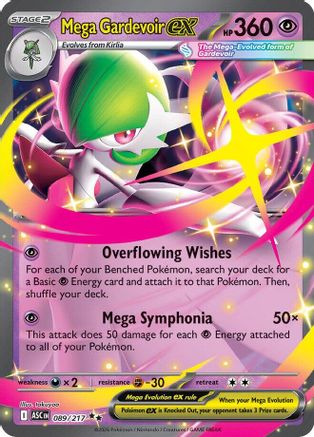 Mega Gardevoir ex (89) Holofoil - Ascended Heroes