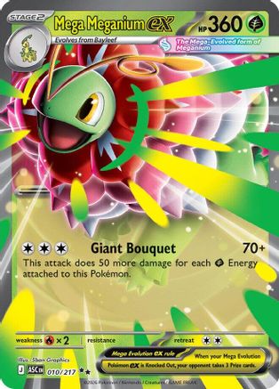Mega Meganium ex (10) Holofoil - Ascended Heroes