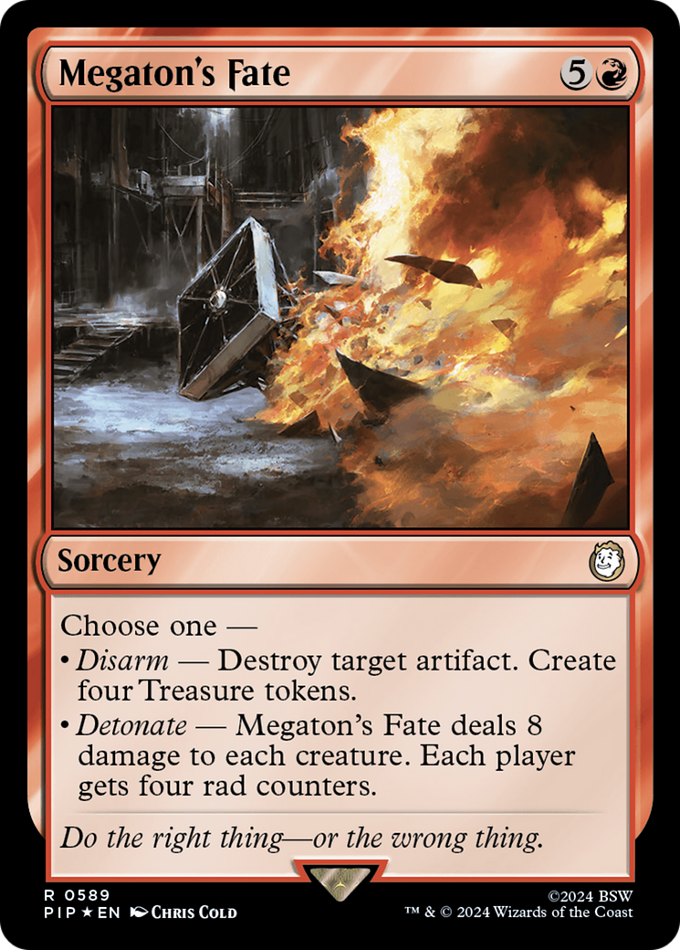 Megaton's Fate (589) Surge Foil - Fallout