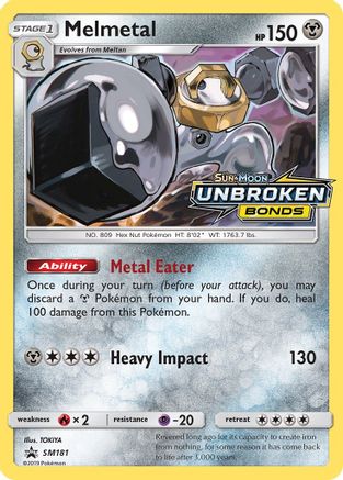 Melmetal (Prerelease) (SM181) Holofoil - Black Star Promos