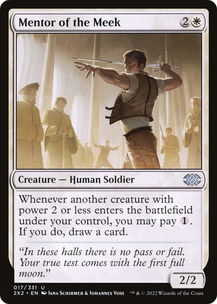 Mentor of the Meek (017) Foil - Double Masters 2022