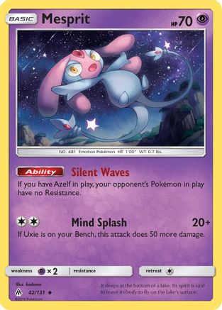 Mesprit (42) - Forbidden Light