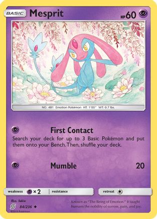 Mesprit (84) Reverse Holofoil - Unified Minds