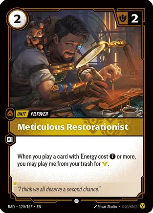 Meticulous Restorationist (120) Foil - Radiance