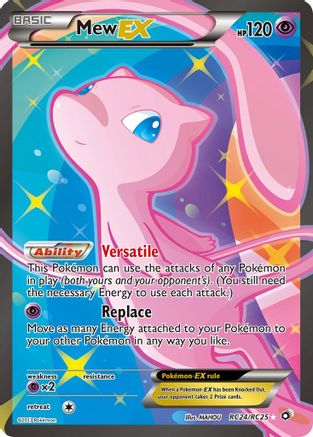 Mew EX (Full Art) (RC24) (Radiant Collection) Holofoil - Legendary Treasures