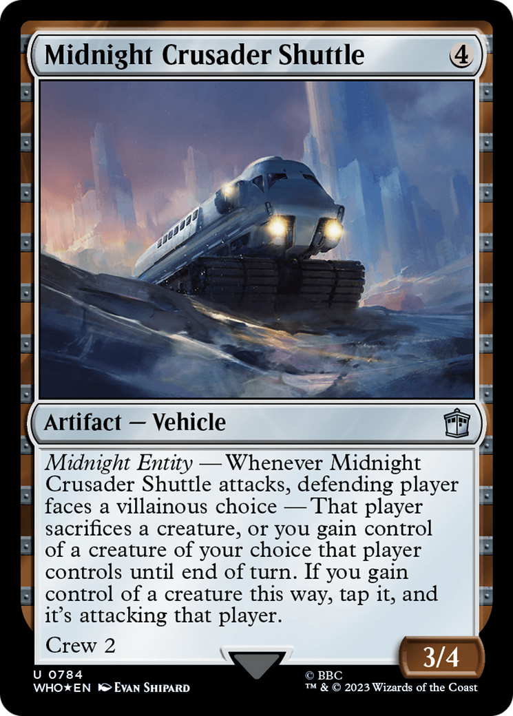 Midnight Crusader Shuttle (784) Surge Foil - Doctor Who