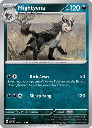 Mightyena (129) Reverse Holofoil - Ascended Heroes