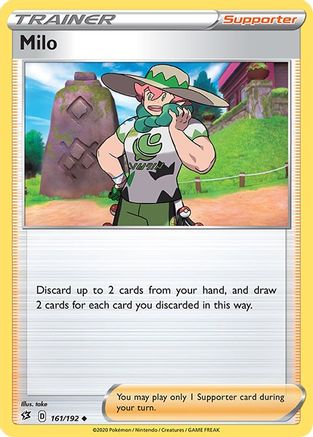 Milo (161) Reverse Holofoil - Rebel Clash