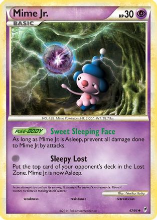 Mime Jr. (47) Reverse Holofoil - Call of Legends