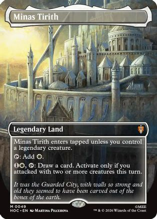 Minas Tirith (Borderless) (049) Foil - The Hobbit: Eternal-Legal