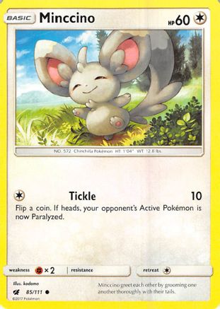 Minccino (85) Reverse Holofoil - Crimson Invasion