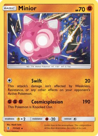 Minior (77) Holofoil - Guardians Rising